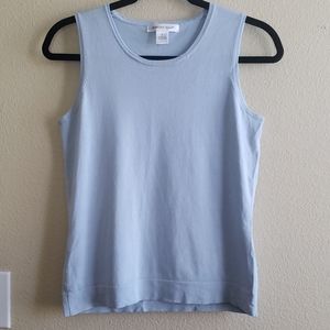 August Silk Pink Sweater Tank